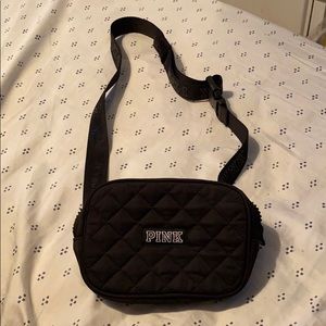 PINK quilted fanny pack